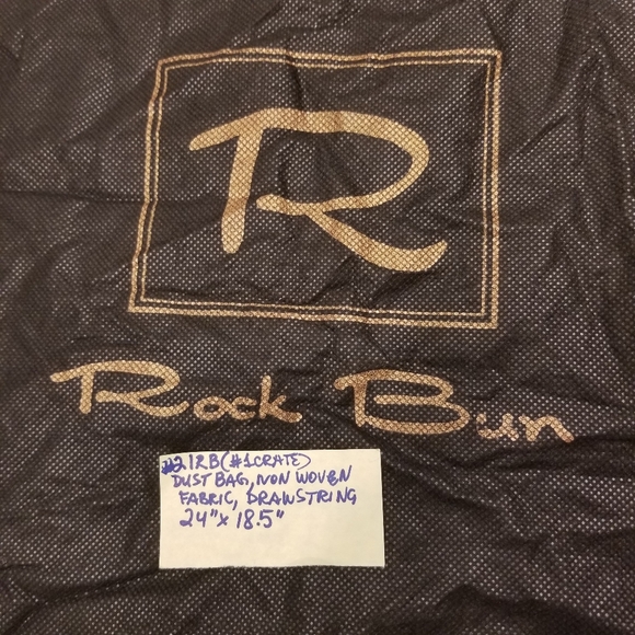 Rock Bun Black Protective Dust Bag with Logo and drawstring - Picture 6 of 7